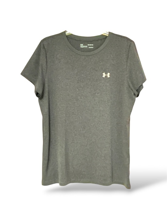 Under Armour Tops - Under Armour Women's Charcoal-Gray Short Sleeve Heatgear Performance Tee NWOT